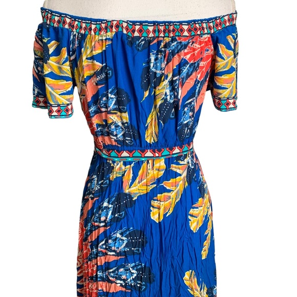 Flying Tomato Off Shoulder Maxi High Low Dress Size Small - Picture 8 of 16